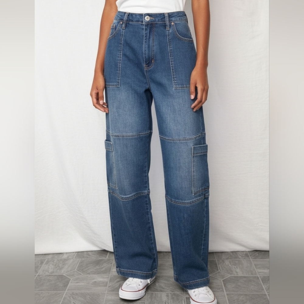 YMI Women's Straight Leg Jeans  Blue
